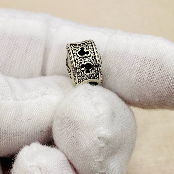 EUC Pandora Sterling Silver Disney Sparkling Icons Limited Edition Charm - Picture 5 of 11